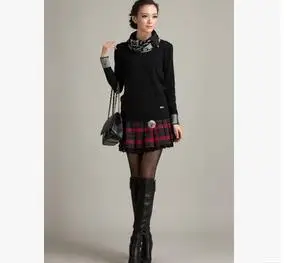 Клетчатая мини-юбка Clobee Kilt с оборками шерсть 2019 модные женские вечерние юбки