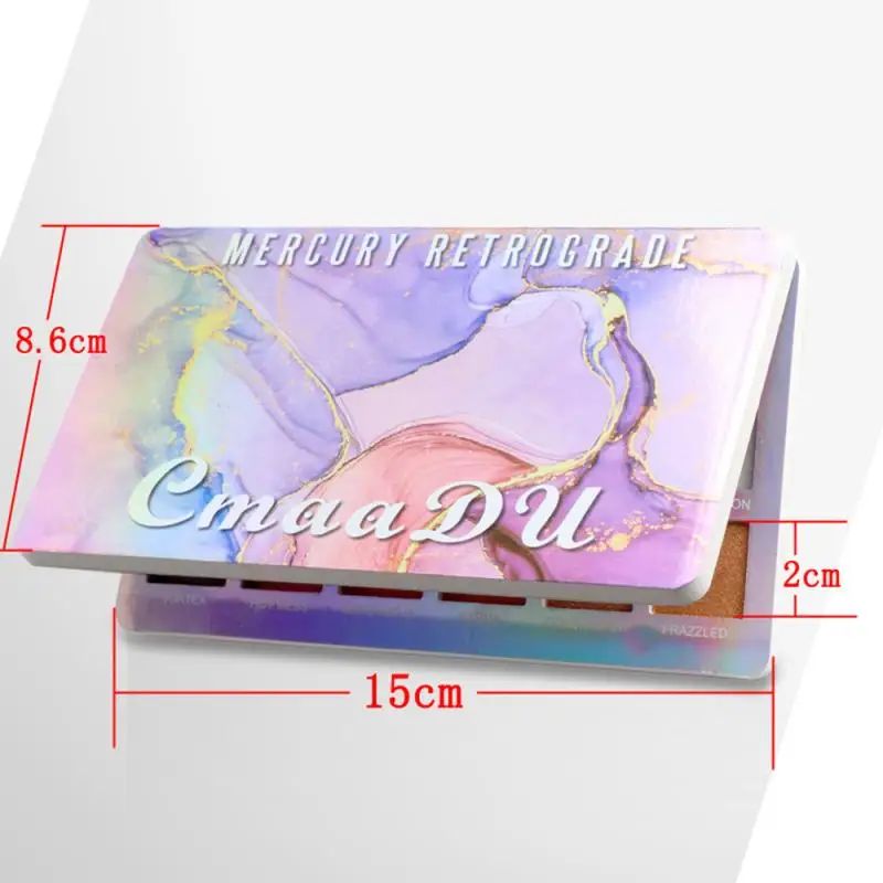 18 цветов Матовые Тени Для Век Перламутровые блестящие палитры пудра мерцающие