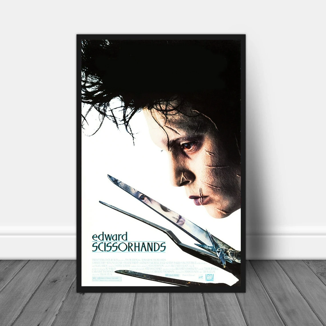 Эдвард руки-ножницы постер фильма художественная настенная живопись