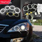 YibayTom отличное с холодным катодом (CCFL) Ангельские глазки комплект ультра яркий лампы подсветки для SsangYong Kyron 2007 2008 2009 2010