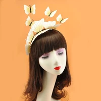 women lady butterfly bride headdress hair hairclip for cocktail party stage decorations birthday wedding