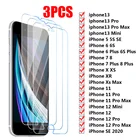 Защитное стекло для iPhone 13 Pro Max 13 Mini 12 Pro 13 11 Pro XR, закаленное стекло для iPhone 12 Pro Max 12 Mini 11 7 8 6 Plus, 3 шт.