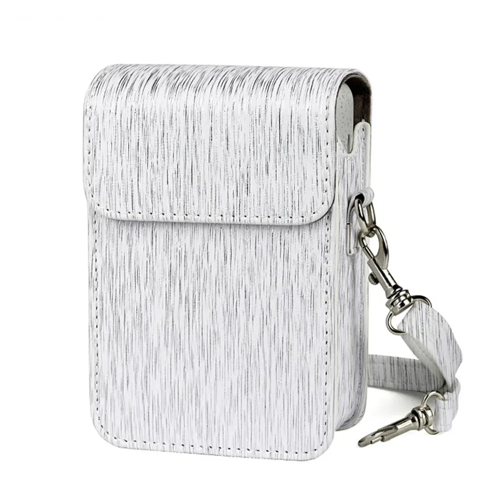 Легкая сумка для камеры из искусственной кожи с плечевым ремнем защитой от