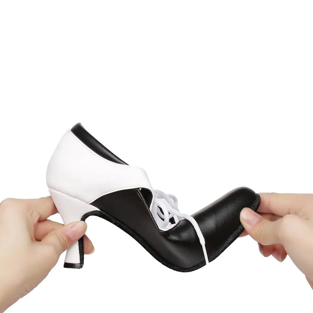 Ballroom Dance Shoes Women Latin Dance Shoes For Ladies Girls Jazz Modern Tango Dancing Shoes Genuine Leather Salsa Shoes