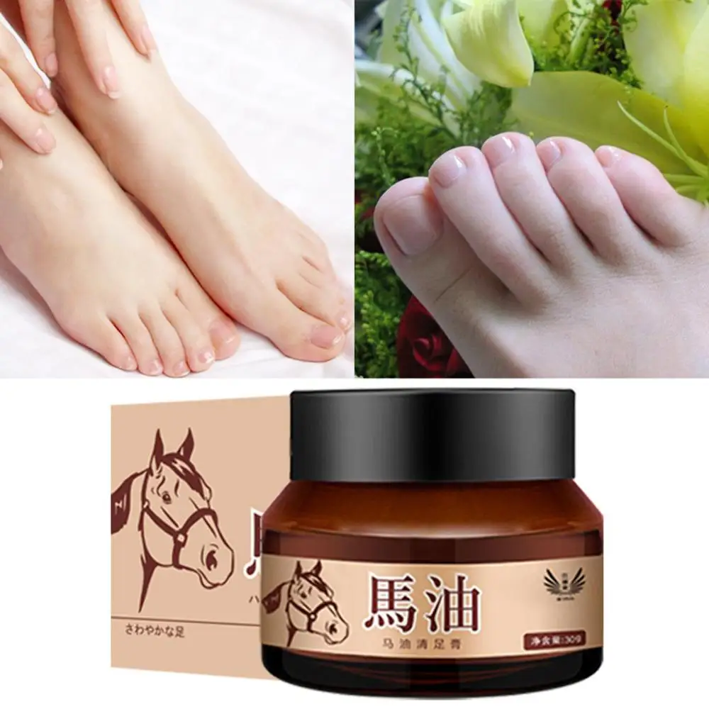 

1pcs Horse Oil Foot Cream Heel Cream for Athlete Foot Feet Mask Anti chapping Peeling for skin Care Cream pedicure tools