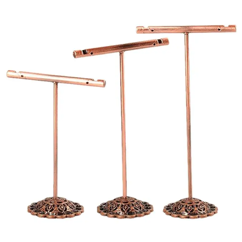 3 шт./компл. подставка для сережек t образные кованые держатели шпилек стойка