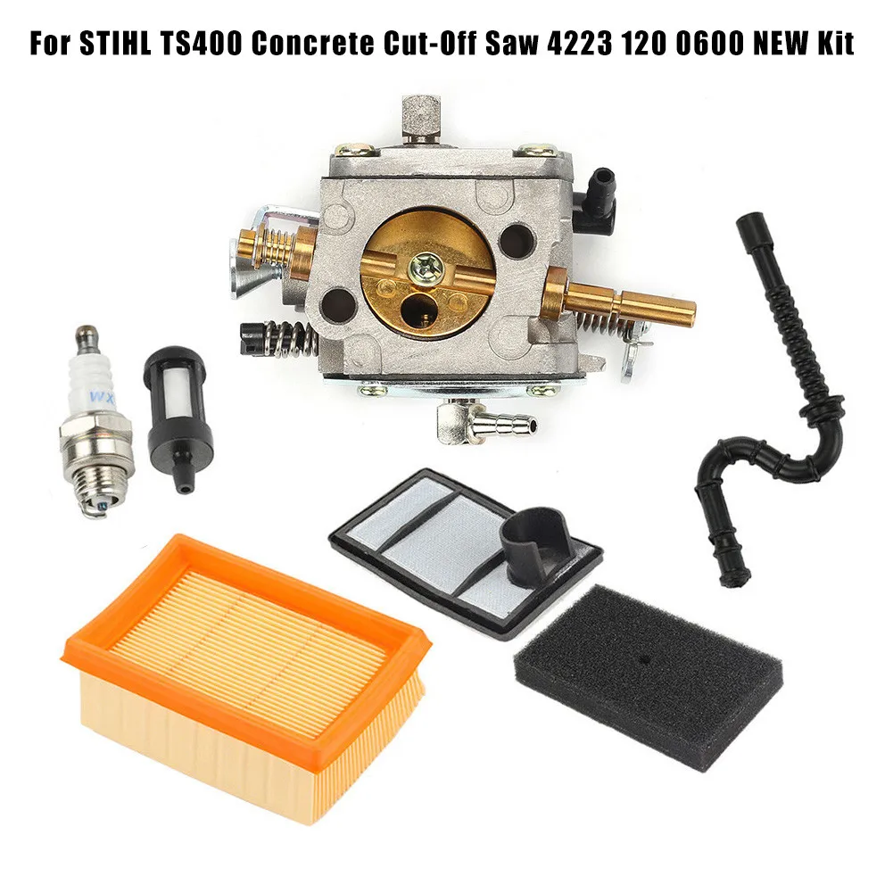 

Воздушный фильтр карбюратора для STIHL TS400, бетонная пила 4223 120 0600, новый комплект, 1 предварительный фильтр, 1 топливный фильтр, 1 топливная труб...