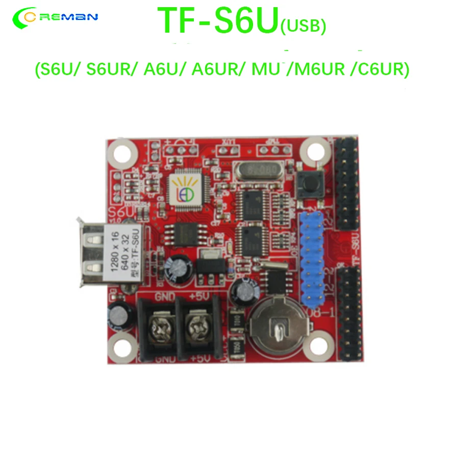 Фонарь P4.75 P7.62 P10 Одноцветный двойной Лучший USB драйвер светодиодный контроллер