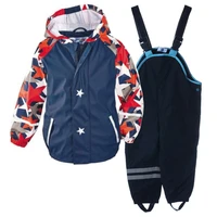 spring summer and autumn new childrens pu leather poncho raincoat kids boys girls clothes