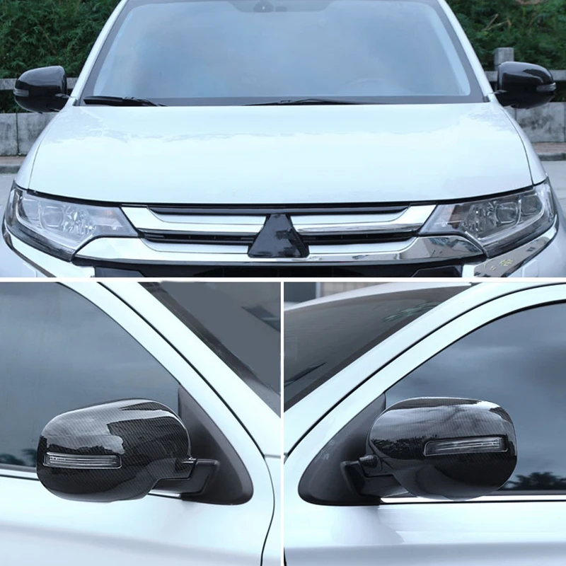 Карбоновое волокно ABS Автомобильная Боковая дверь зеркало заднего вида накладка