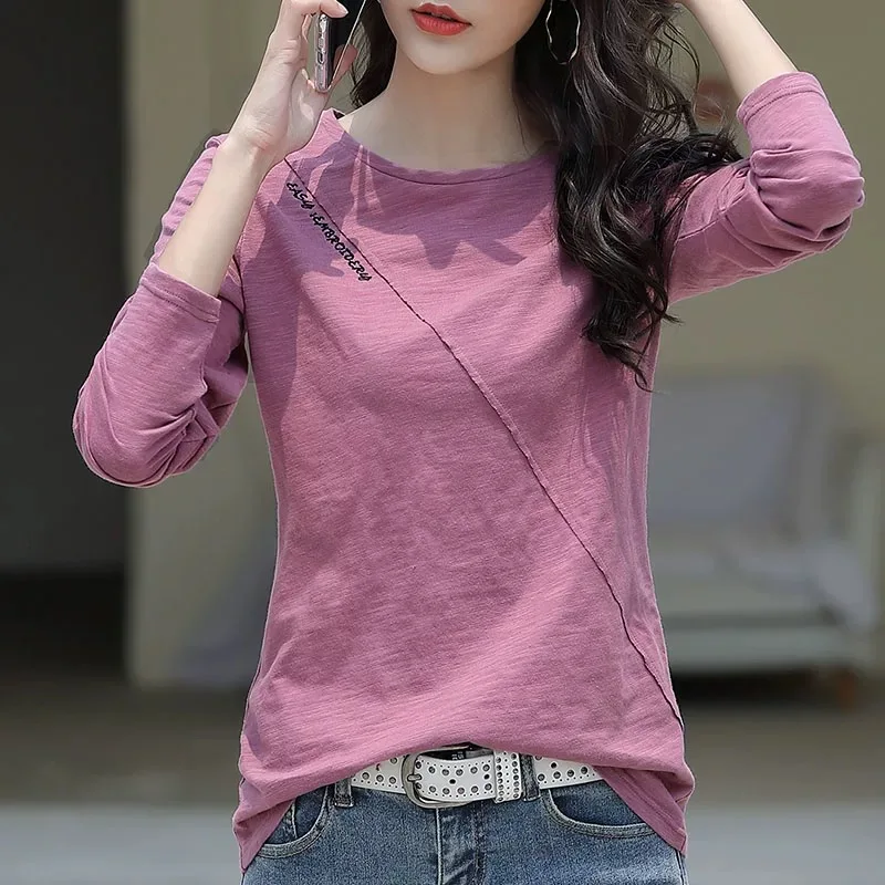 

Fashion Women Tops T-shirts Female 2019 Summer orange