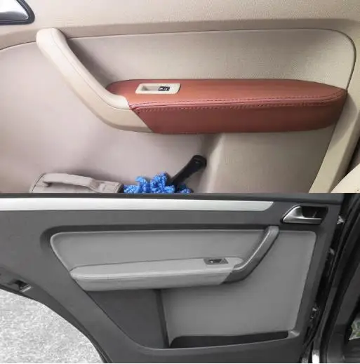 Защитная накладка из микрофибры на дверь подлокотник кожаный чехол для Volkswagen Touran
