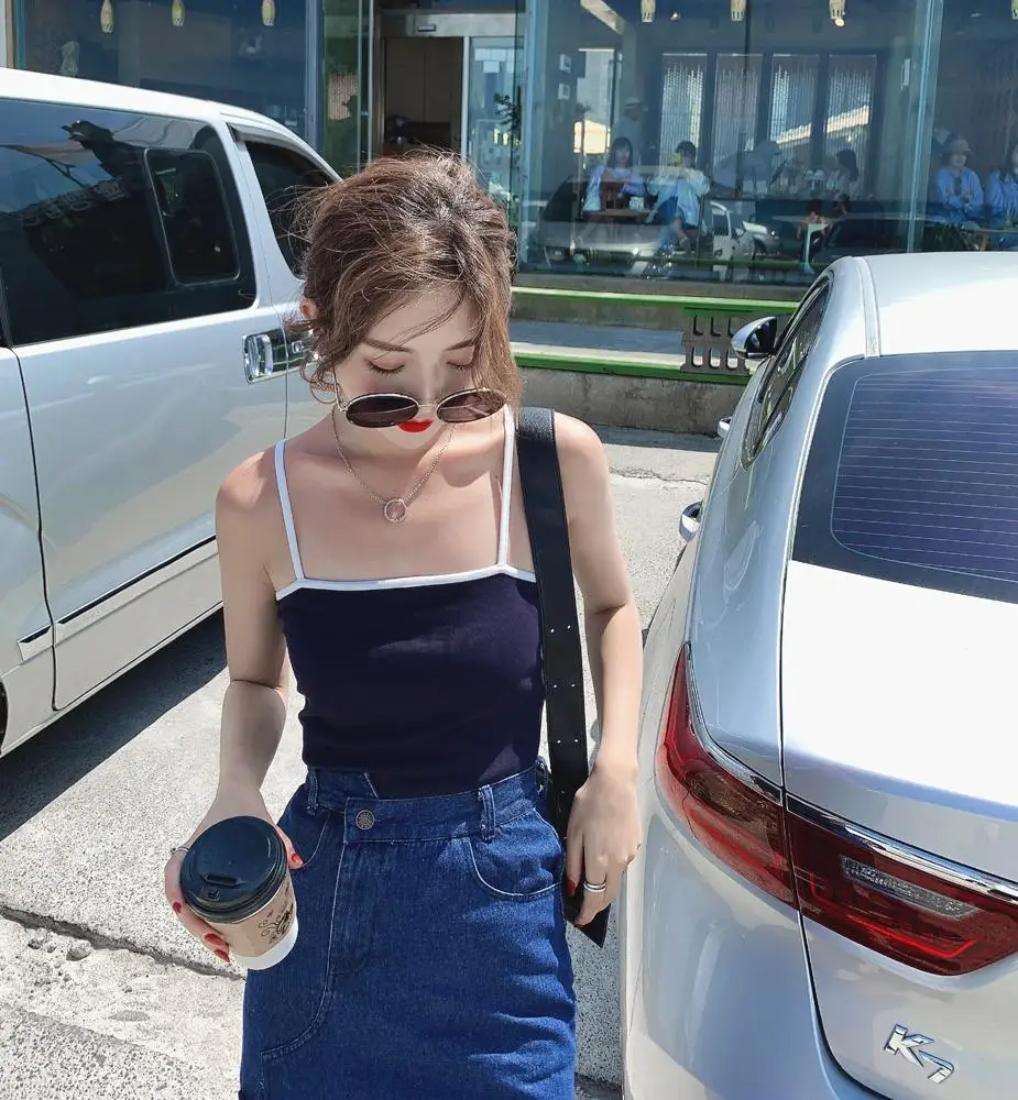 : Для женщин Тонкий Дикий сплошной майка детский топ футболка с коротким рукавом