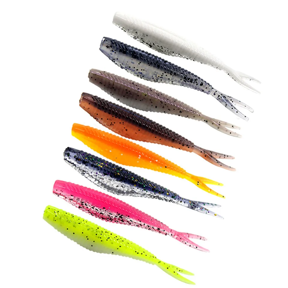 Walk Fish 60 мм 1 5 г легкая блестящая мягкая искусственная рыболовная приманка