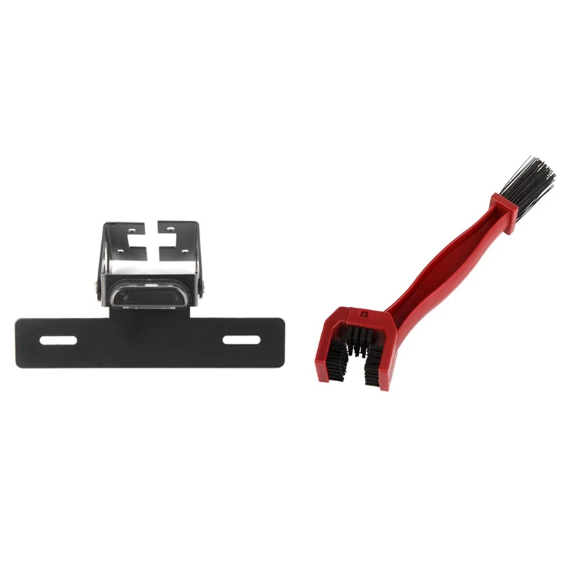 

Кронштейн держателя номерного знака для KAWASAKI NINJa 400 2018-2019 / NINJa 250 с щеточкой для очистки цепи инструмент для снаряжения велосипеда