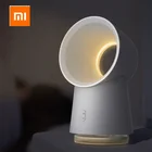 Мини-вентилятор Xiaomi Mijia HL Happy Life 3 в 1, с USB-разъемом, без лопастей, настольный вентилятор, увлажнитель воздуха со светодиодной подсветкой