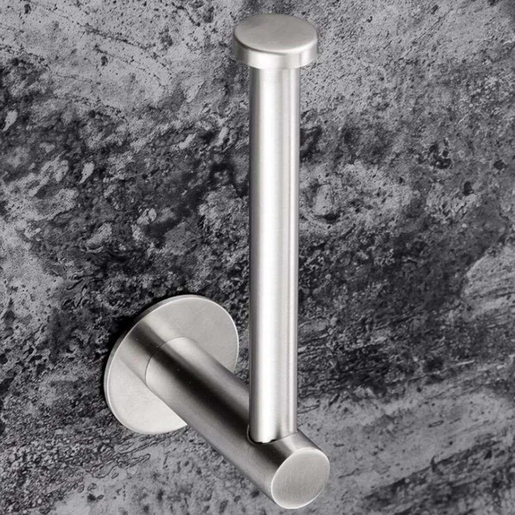 

2 Pcs Toilet Paper Holder Stainless Steel Bathroom Tissue Holder Toilet Paper Dispenser Wall Mount Drilling version