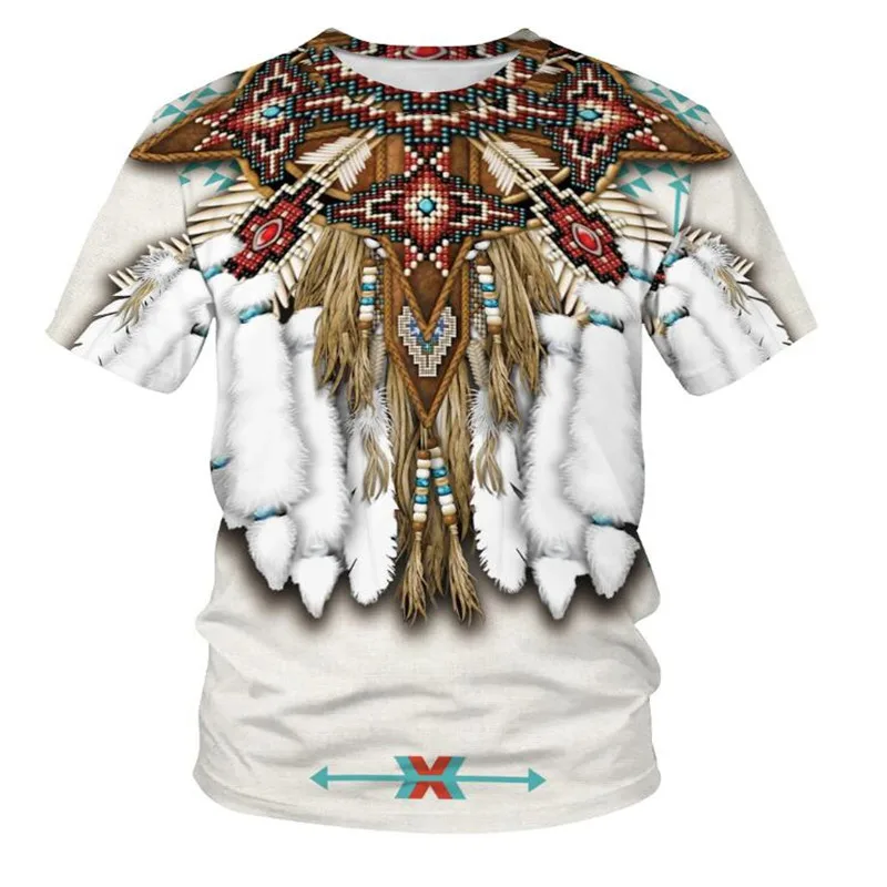 

Fashion Brand 3D Indians wolf Print tees O neck Short Sleeves wolf Men t-Shirt Casual Man Tees Mens Tops The clown
