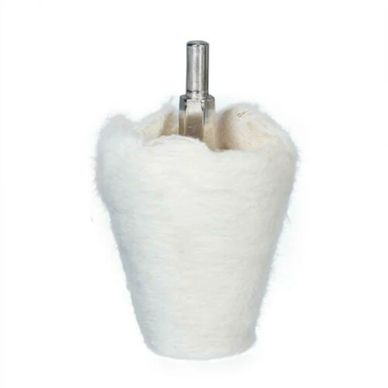 

9Pcs Polishing Kit Dome Goblet Cylinder Mop Buffing Wheel Compound T-Shaped Wheel Grinding Head Band 1/4 Handle Suitable For Man