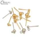10 шт. серьги-гвоздикиювелирные изделия и компонентынатуральное позолотамедные материалыручная работаDIY Аксессуары