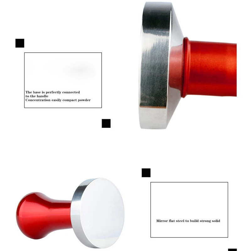 

Stainless steel coffee powder hammer with removable Tamper 58mm solid coffee press for grinding coffee appliance accessories