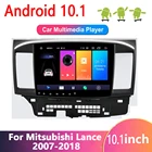 Автомагнитола для Mitsubishi Lancer 10,1-2007, 2018 дюйма, Android 10,1, Wi-Fi, GPS, FM, 2 DIN
