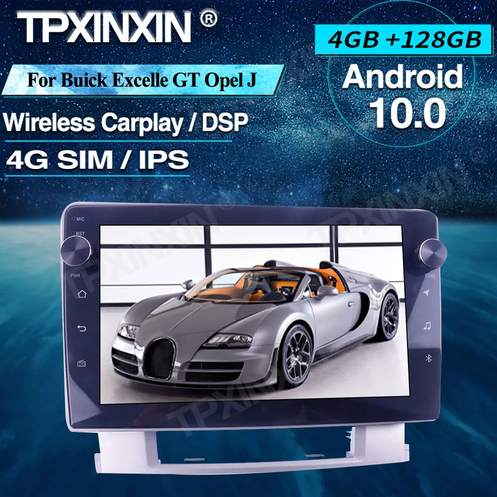 

Автомобильный мультимедийный плеер для Buick Excelle GT Opel J 2010-2014, радио 4 + 128G, головное устройство, радио, автомобильный GPS-навигатор, беспроводной ...