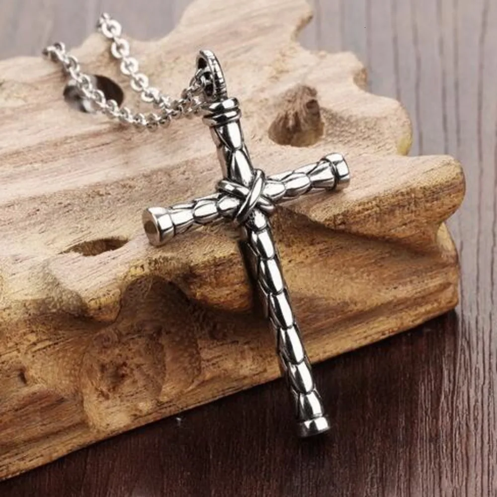 Модный золотой Готический стимпанк хип хоп крест из нержавеющей титановой стали