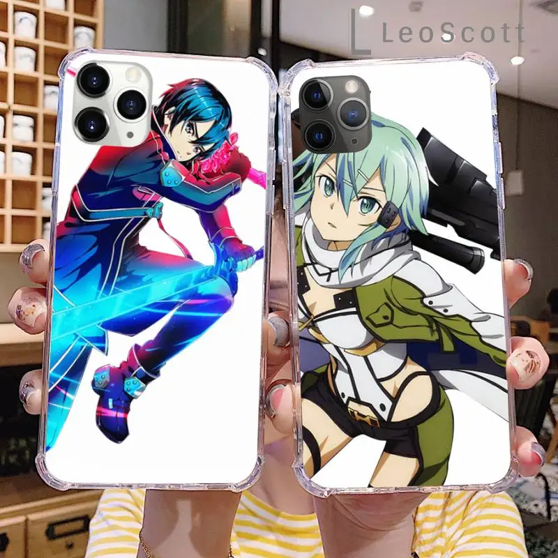 

Sword Art Online Fiction Anime Phone Cases For iphone 12 5 5s 5c se 6 6s 7 8 plus x xs xr 11 pro max