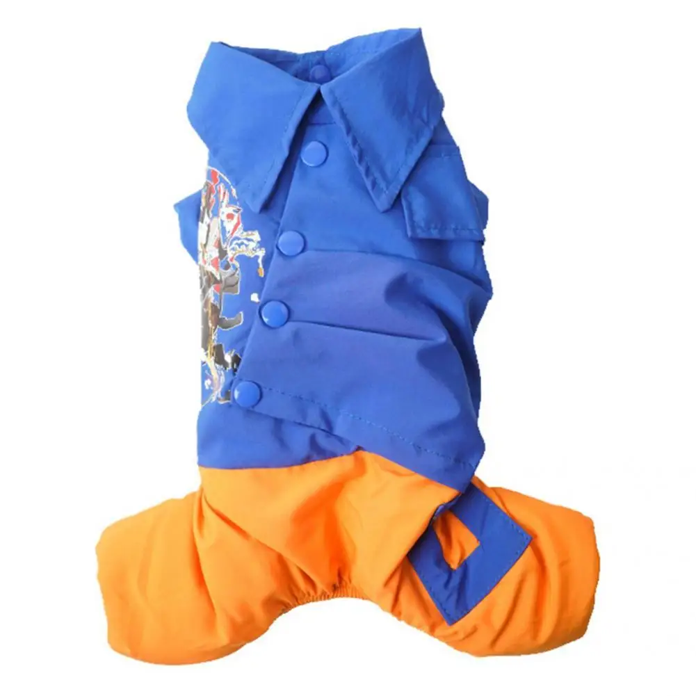 

Non-pilling Durable Warm Puppy Bodysuit Clothing Adorable Pet Outfits Oblique Button for Small Dogs