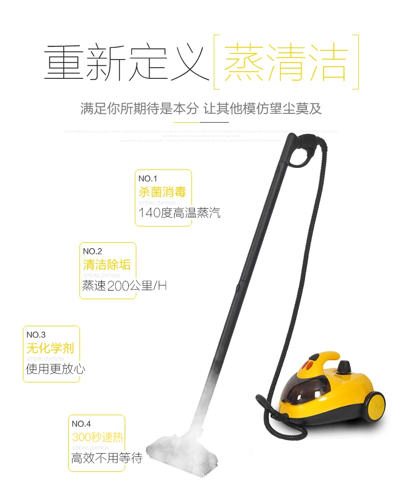 Multifunctional Steam Cleaner Car Sauna Machine High Pressure Cleaning Car Air Conditioning Fumigation Sterilization