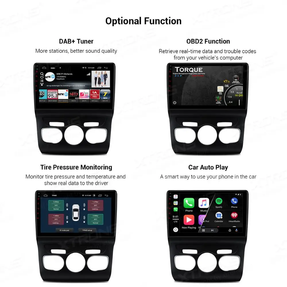 10 1 ''IPS мультимедийный Android Q DSP GPS-навигатор стерео радиоплеер для Citroen C4 2010 2011