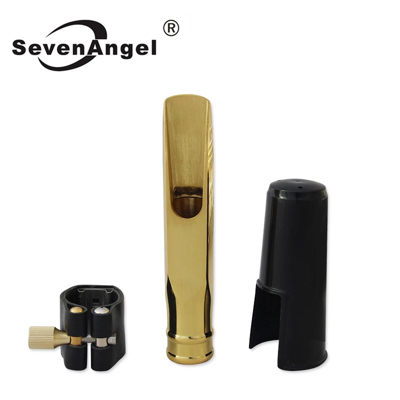 High-grade SevenAngel Sax Metal mouthpiece upgraded version of the Alto tenor soprano Professional Saxophone mouthpiece