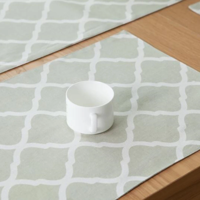 Геометрические настольные дорожки современные для свадьбы и вечерние салфетки