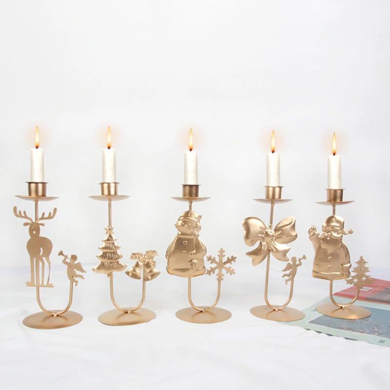 

Christmas Rotary Candle Holder Merry Christmas Decor Home Christmas Ornament Xmas Gifts Happy New Year Noel Navidad