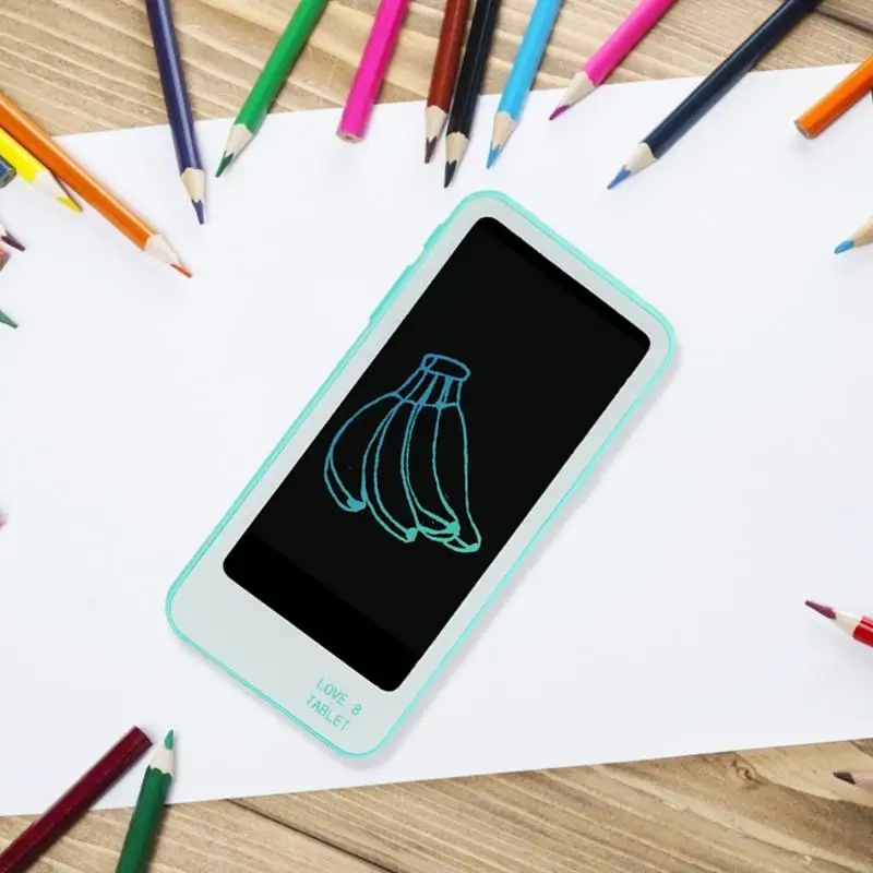 Детский цифровой планшет для рисования с ЖК экраном классические цвета и простой