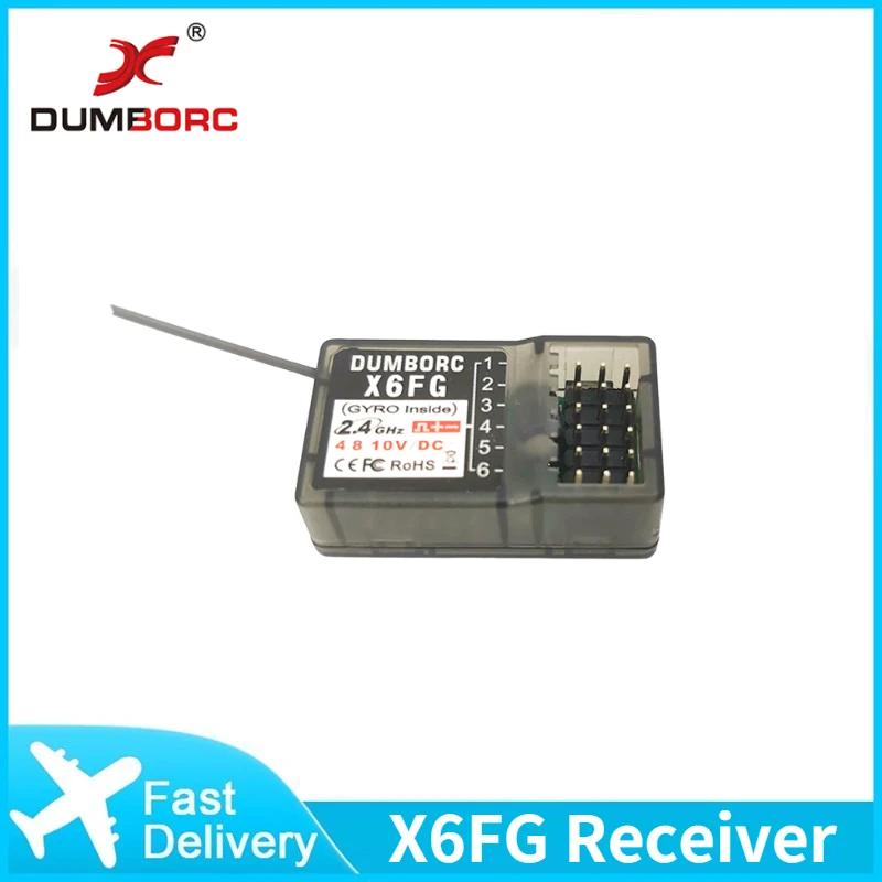 

Радиопередатчик для радиоуправляемой лодки, 6 каналов, 2,4 ГГц