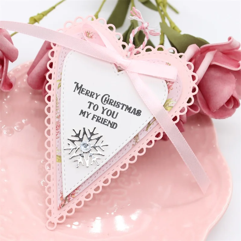 Wonky строчки Prim Hearts Металлические трафареты для сделай сам Скрапбукинг/фотоальбом