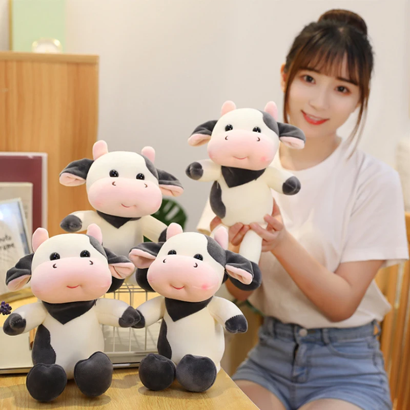 

40CM Soft Cute Doll Cow Doll Plush Toys Children's Sleeping Mat Pillow Sofa Home Furnishings Plush Toys Birthday Gifts