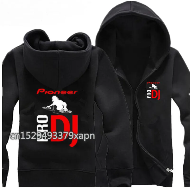 Худи для DJ muziek Мужская толстовка унисекс на заказ pioneer pro худи mannen katoen зимняя