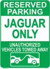 Знак парковочный Jaguar, отличный подарок, новый офисный магазин, Декор для дома, настенный знак, 12x8 дюймов