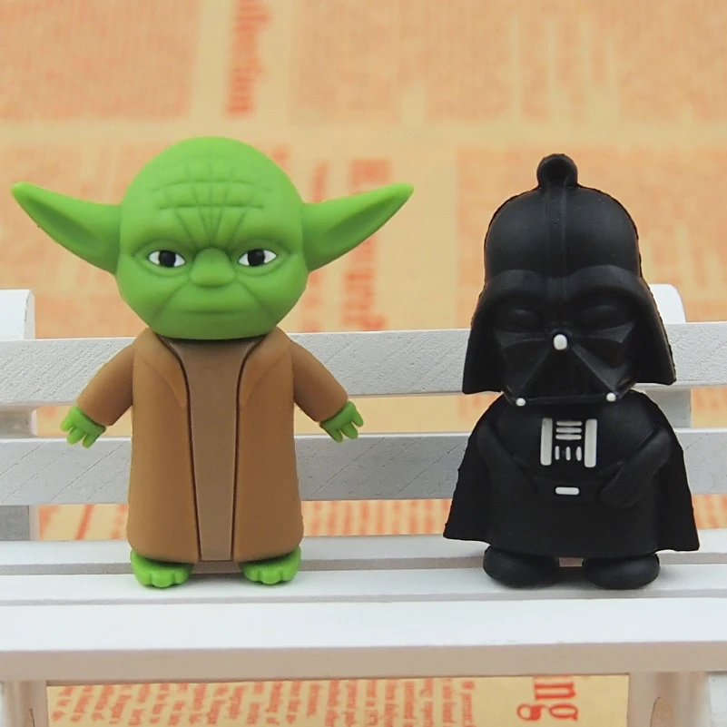 USB 2 0 Звездные войны йода/Дарт Вейдер подарки флеш накопитель 4 ГБ 8 16 32 Флешка Usb