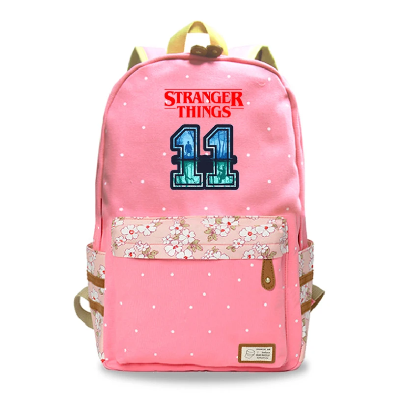 Mochila Stranger Things 8 14 Аниме Рюкзак Tassen Sac Dos Цветочный рюкзак Trave Plecak тетрадь школьные