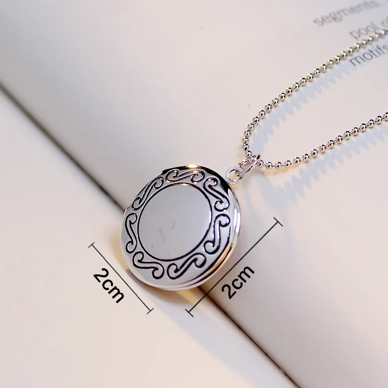 Заводская распродажа персонализированное круглое ожерелье с подвеской на заказ