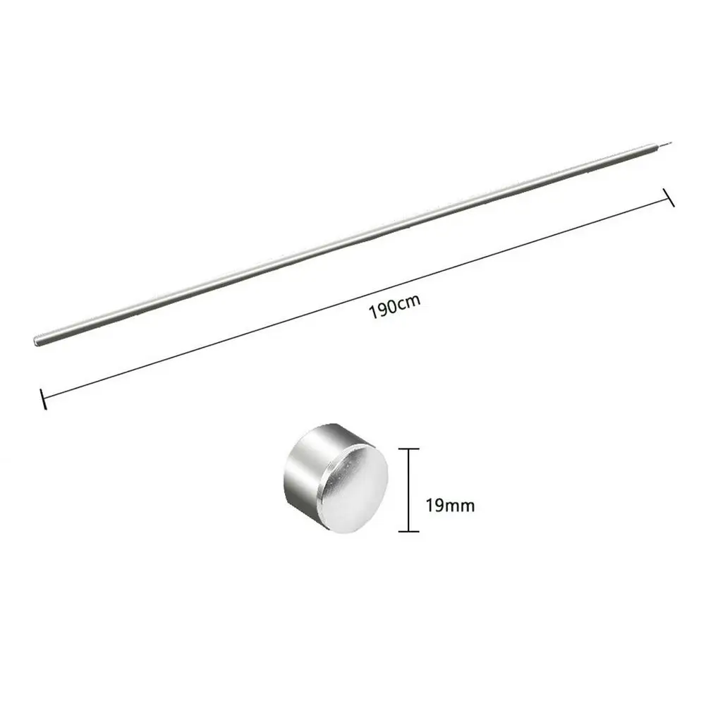 

1.9m Adjustable Canopy Support Pole Aluminum Outdoor Camping Tent Pole Camp Column Hall Bracket With Storage Bag