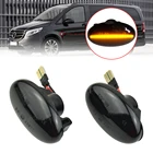 Течет сигнал динамический светодиодные, боковые, габаритные фонари для Mercedes Benz Smart W450 W452 1998-2007 A-Class W168 Вито W639 W447