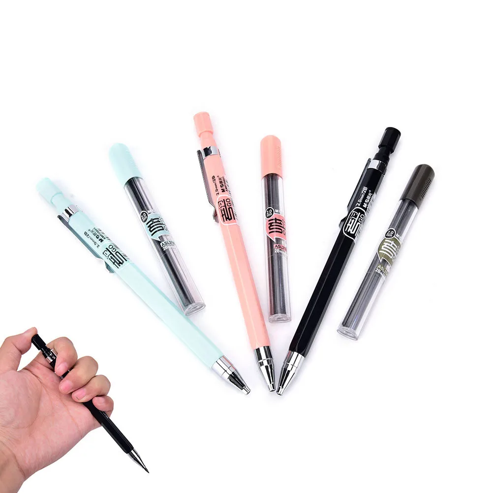 

Hot Selling 1Pc Fashion 2.0 Automatic Pencil with Lead Holder office School Supplies Wholesale low price
