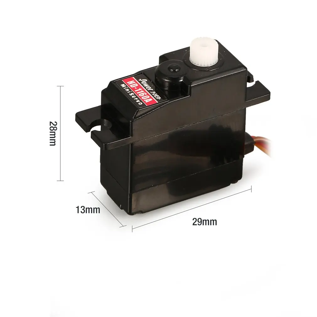 HD-1160A Power HD 3 кг рулевое управление крутящий момент цифровая пластиковая шестерня
