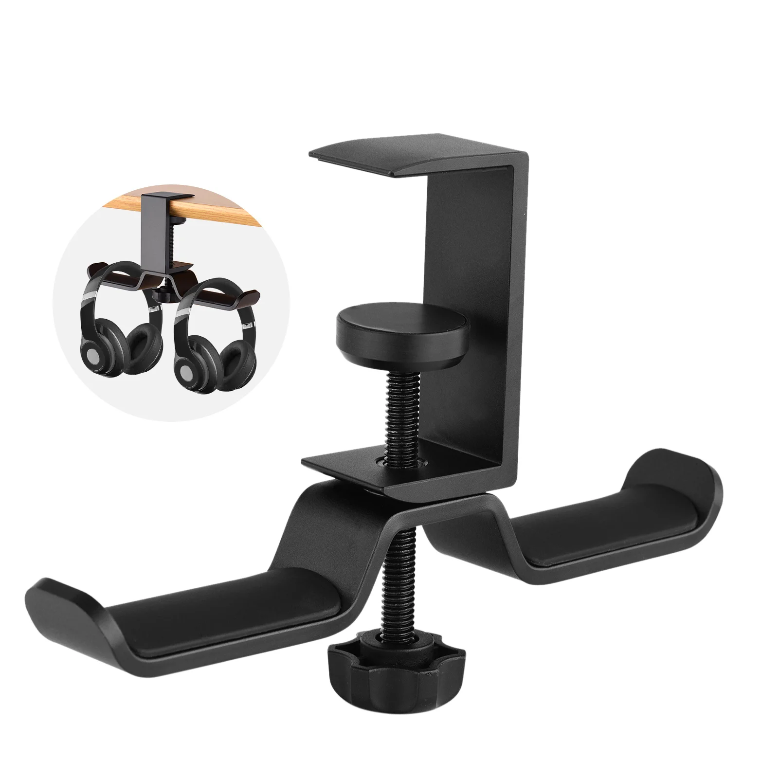 360 ° Вращающийся Универсальный разъем для наушников вешалка крюк с двойной