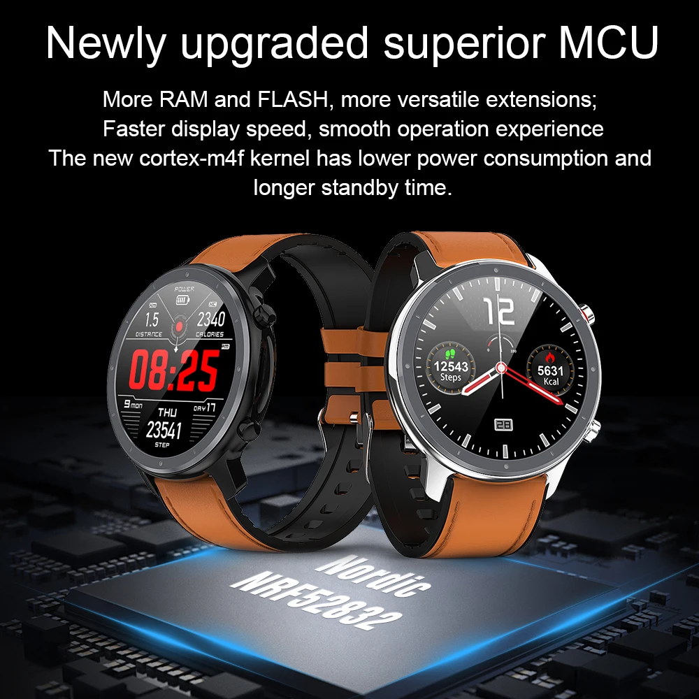 sport smart watch long battery fitness tracker ip68 smartwatch men wearable devices band heart rate monitor weather stopwatch free global shipping